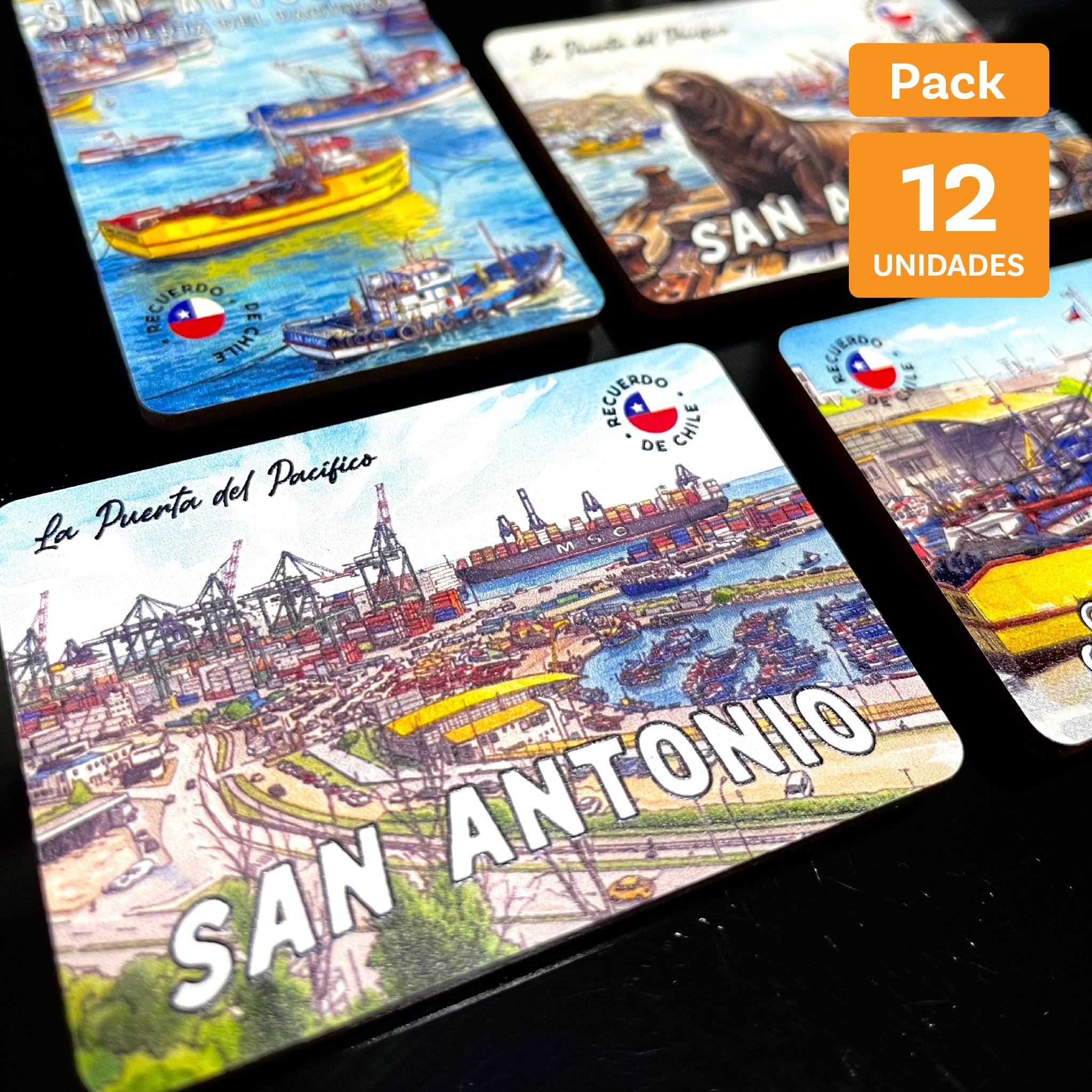 Pack 12 Magneticos Turisticos