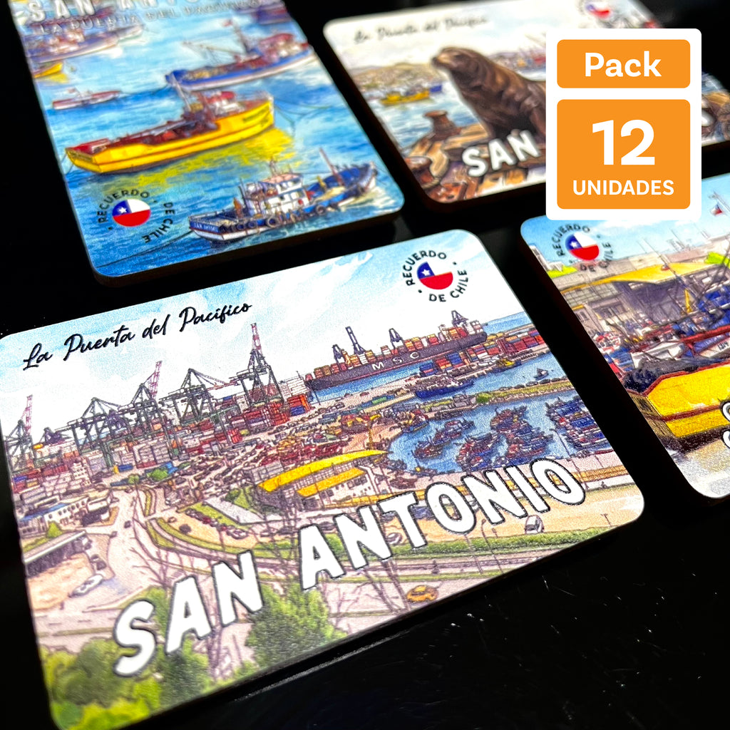 Pack 12 Magneticos Turisticos